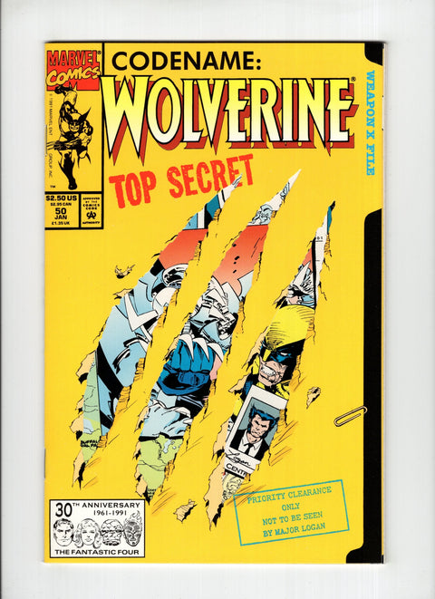 Wolverine, Vol. 2 #50 (1991) Die-Cut Comic   Die-Cut Comic  Buy & Sell Comics Online Comic Shop Toronto Canada