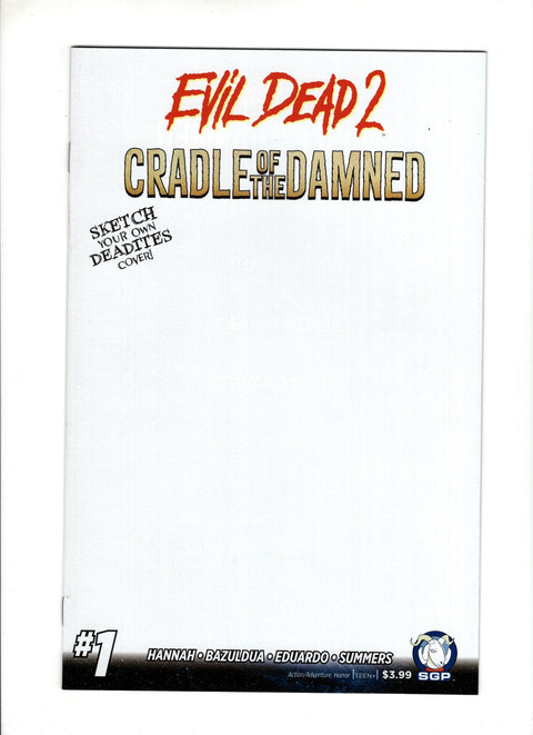 Evil Dead 2: Cradle Of The Damned #1 (Cvr A) (2016) Incentive Blank Cover Variant   A Incentive Blank Cover Variant   Buy & Sell Comics Online Comic Shop Toronto Canada