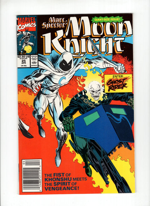 Marc Spector: Moon Knight #25 (1991) 1st Team Up with Ghost Rider   1st Team Up with Ghost Rider  Buy & Sell Comics Online Comic Shop Toronto Canada