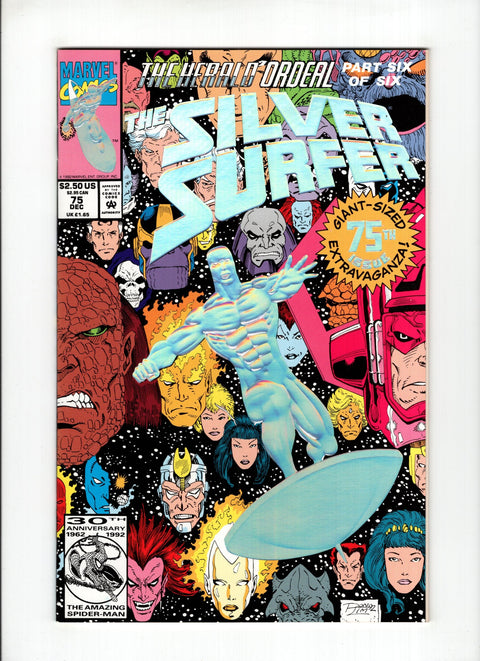 Silver Surfer, Vol. 3 #75 (1992) Embossed Holofoil Cover   Embossed Holofoil Cover  Buy & Sell Comics Online Comic Shop Toronto Canada