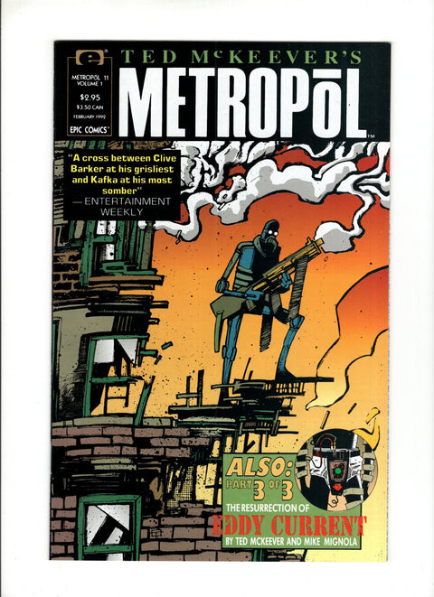 Ted McKeever's Metropol #11 (1992)      Buy & Sell Comics Online Comic Shop Toronto Canada