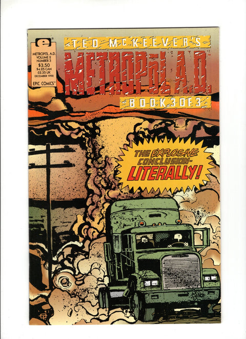 Ted McKeever's Metropol A.D. #3 (1992)      Buy & Sell Comics Online Comic Shop Toronto Canada