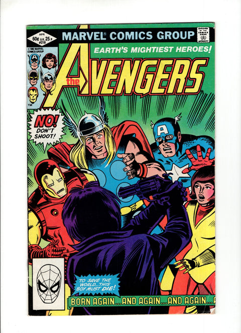 The Avengers, Vol. 1 #218 (1982)      Buy & Sell Comics Online Comic Shop Toronto Canada