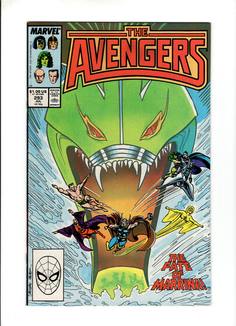The Avengers, Vol. 1 #293 (1988) 1st Chairman Kang   1st Chairman Kang  Buy & Sell Comics Online Comic Shop Toronto Canada