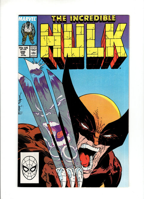 The Incredible Hulk, Vol. 1 #340 (1988) Iconic Todd McFarlane Cover   Iconic Todd McFarlane Cover  Buy & Sell Comics Online Comic Shop Toronto Canada