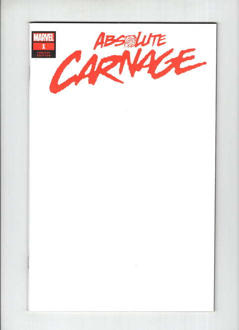 Absolute Carnage #1 (Cvr C) (2019) Blank Variant  C Blank Variant  Buy & Sell Comics Online Comic Shop Toronto Canada