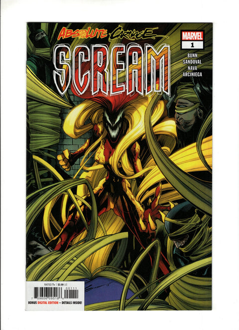 Absolute Carnage: Scream #1 (Cvr A) (2019) Regular Gerardo Sandoval  A Regular Gerardo Sandoval  Buy & Sell Comics Online Comic Shop Toronto Canada