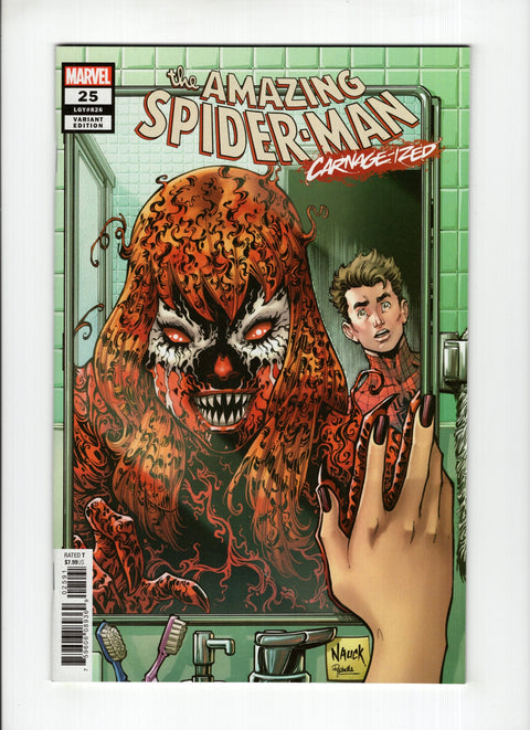 The Amazing Spider-Man, Vol. 5 #25 (Cvr I) (2019) Variant Todd Nauck Carnage-Ized  I Variant Todd Nauck Carnage-Ized  Buy & Sell Comics Online Comic Shop Toronto Canada