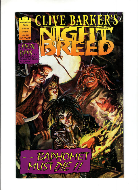 Clive Barker's: Night Breed (Marvel) #21 (1992)      Buy & Sell Comics Online Comic Shop Toronto Canada