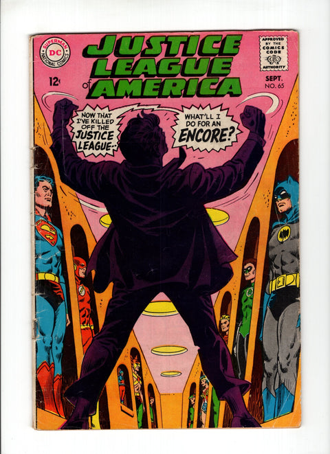 Justice League of America, Vol. 1 #65 (1968)      Buy & Sell Comics Online Comic Shop Toronto Canada
