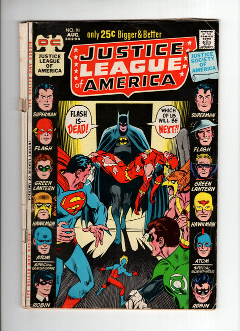 Justice League of America, Vol. 1 #91 (1971)      Buy & Sell Comics Online Comic Shop Toronto Canada