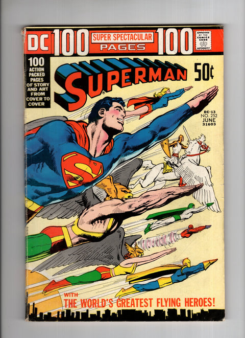 Superman, Vol. 1 #252 (1972) 100-Page Giant, Neal Adams Cover   100-Page Giant, Neal Adams Cover  Buy & Sell Comics Online Comic Shop Toronto Canada