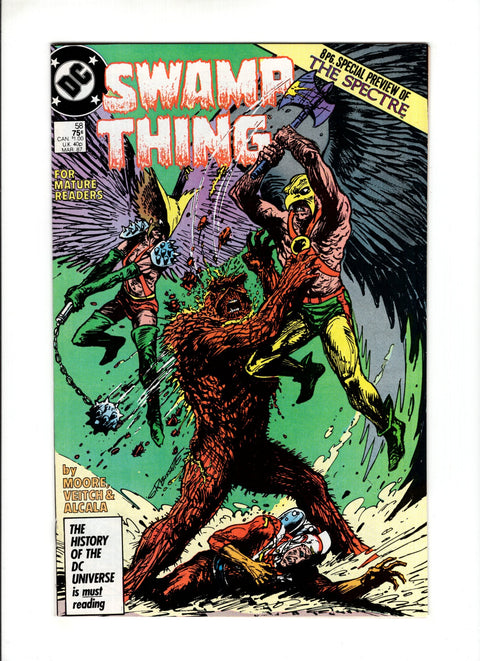 Swamp Thing, Vol. 2 #58 (1987)      Buy & Sell Comics Online Comic Shop Toronto Canada