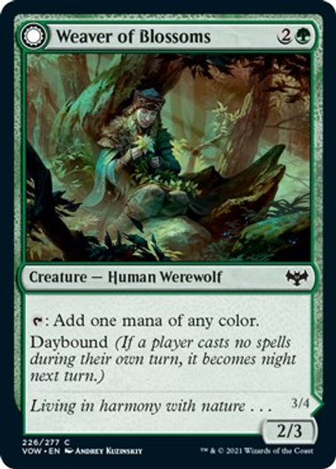 Weaver of Blossoms / Blossom-Clad Werewolf | VOW