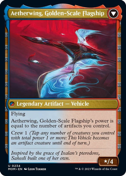 Invasion of Kaladesh / Aetherwing, Golden-Scale Flagship | MOM