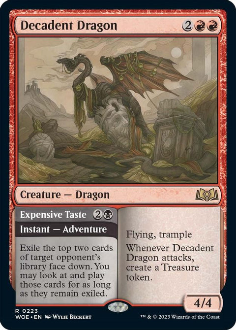 MTG | Decadent Dragon | WOE