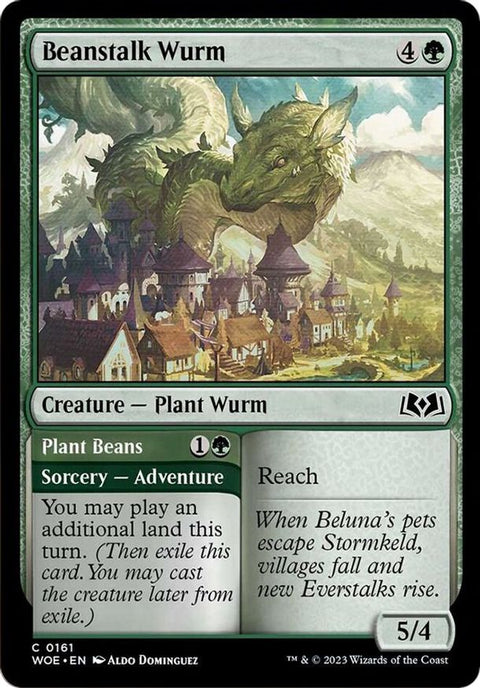 MTG | Beanstalk Wurm | WOE