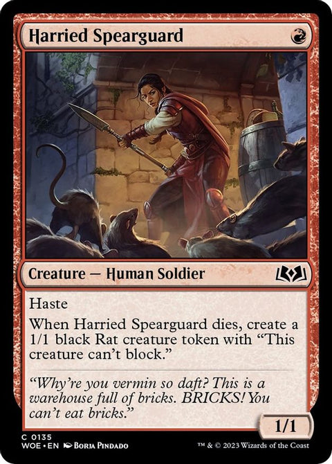 MTG | Harried Spearguard | WOE