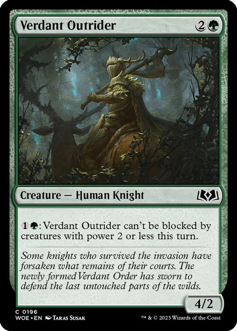 MTG | Verdant Outrider | WOE