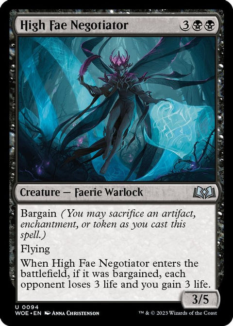 MTG | High Fae Negotiator | WOE