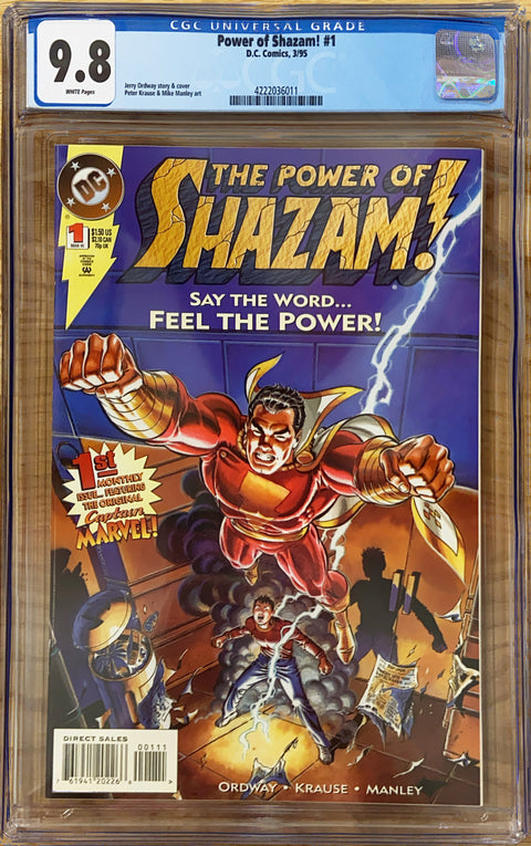 The Power of Shazam! #1A (CGC 9.8)