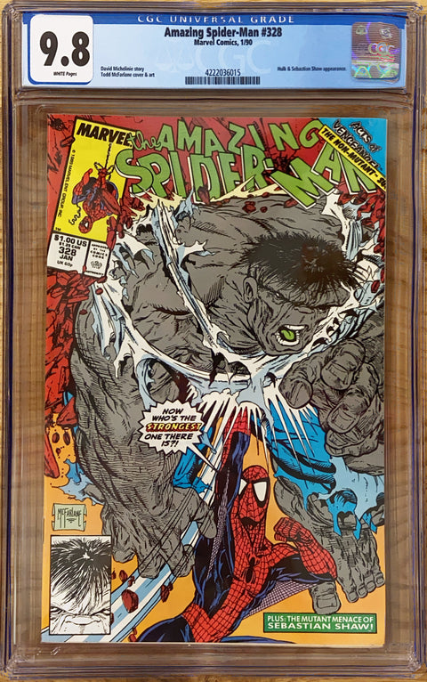 The Amazing Spider-Man, Vol. 1 #328 (CGC 9.8) (1990) McFarlane
