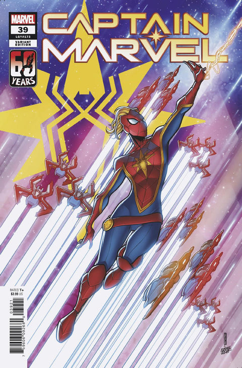 Captain Marvel, Vol. 11 David Baldeon Spider-Man Cover