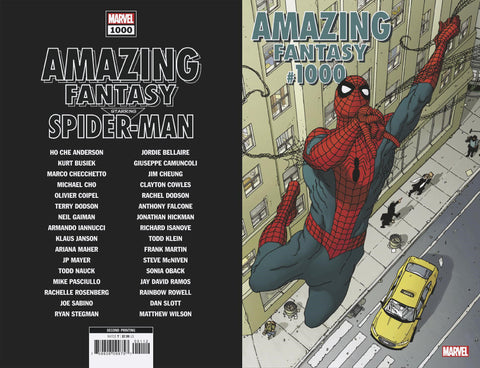 Amazing Fantasy #1000 2nd printing Steve McNiven Variant Cover