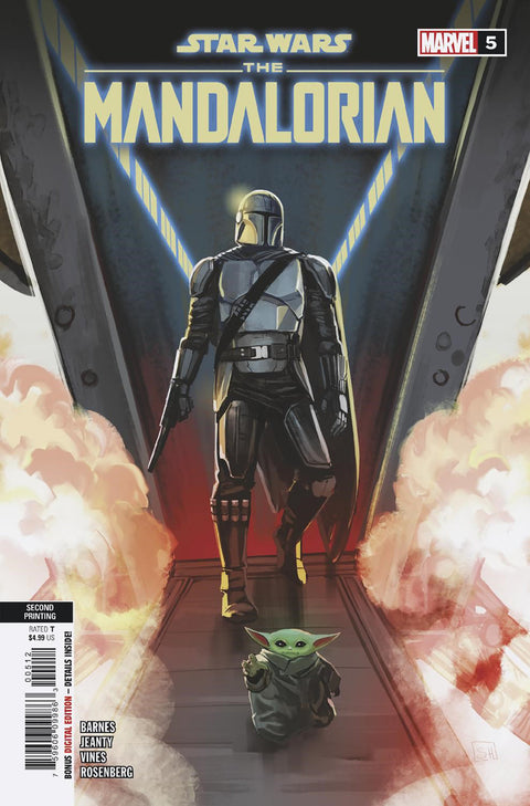 Star Wars: The Mandalorian 2nd Printing Stephanie Hans Variant Cover