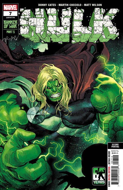 Hulk, Vol. 4 2nd Printing Variant Cover
