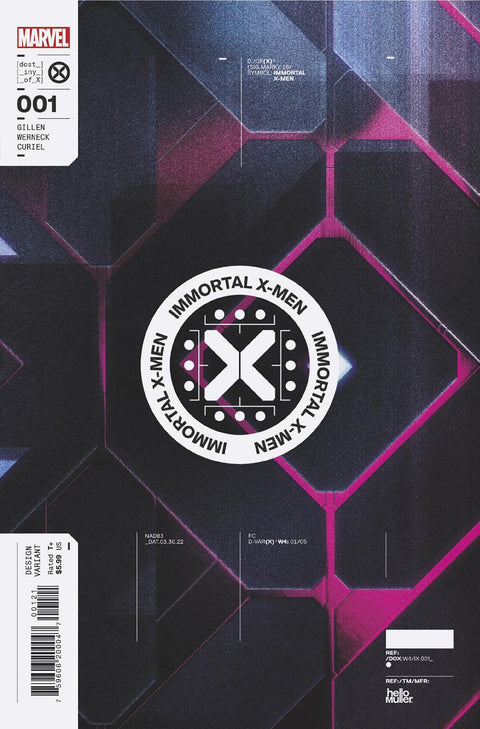 Immortal X-Men 1:10 Tom Muller Design Variant Cover