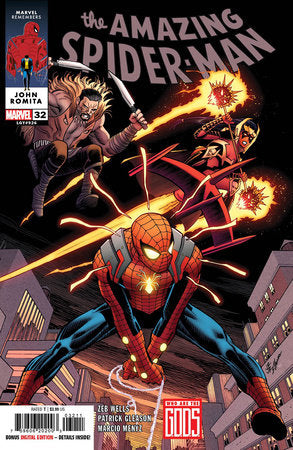The Amazing Spider-Man, Vol. 6 32A Comic 1:25 Patrick Gleason Variant Marvel Comics 2023