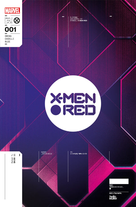 X-Men: Red, Vol. 2 1:10 Muller Design Variant