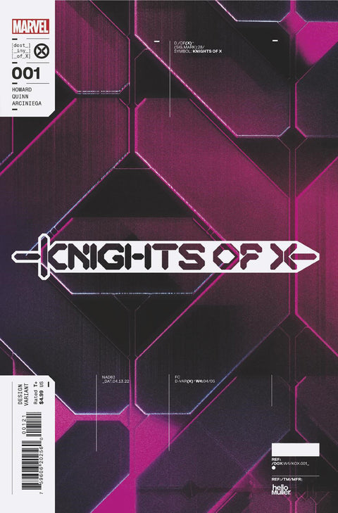 Knights of X 1:10 Tom Muller Design Variant Cover