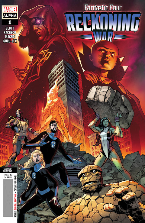 Fantastic Four: Reckoning War - Alpha 2nd Printing Carlos Pacheco Variant Cover
