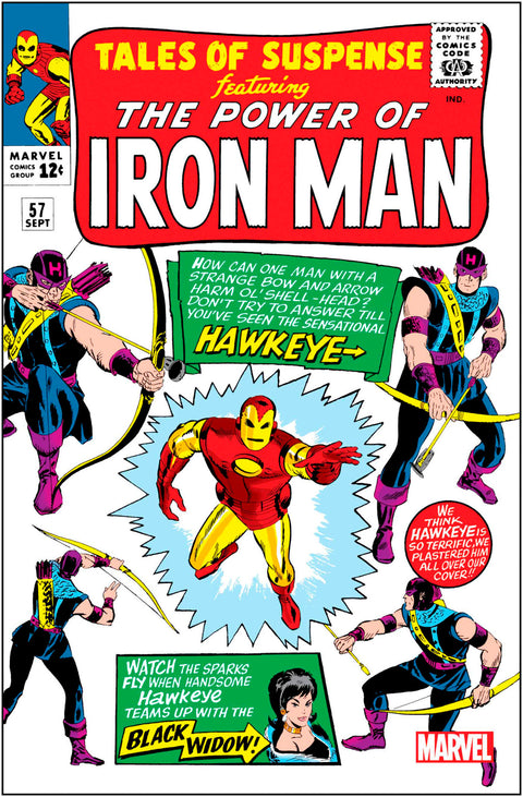 Tales Of Suspense #57 Facsimile Edition Reprints the first appearance of Hawkeye