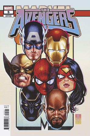 Avengers, Vol. 9 5B Comic Bryan Hitch Variant Marvel Comics 2023