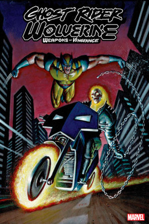 Ghost Rider/ Wolverine: Weapons of Vengeance - Alpha 1E Comic Tyler Kirkham Variant Marvel Comics 2023