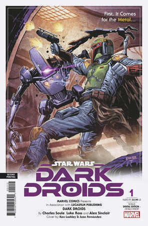 Star Wars: Dark Droids 1J Comic Iosu Palacios Variant Marvel Comics 2023