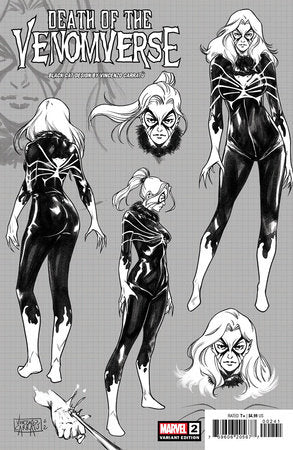 Death of the Venomverse 2D Comic 1:50 Gabriele Dell'Otto Incentive Virgin Variant Marvel Comics 2023