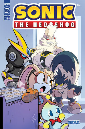 Sonic the Hedgehog, Vol. 3 65B Comic 1:10 Peach Momoko Variant IDW Publishing 2023