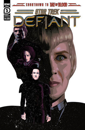 Star Trek: Defiant 5B John Tyler Christopher Action Figure Variant IDW Publishing 2023