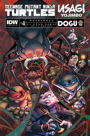 Teenage Mutant Ninja Turtles / Usagi Yojimbo: WhereWhen 4C Gigi Dutreix Variant IDW Publishing 2023