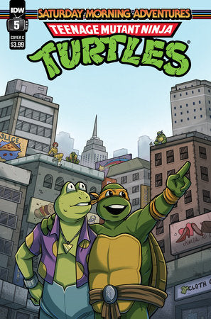 TMNT: Saturday Morning Adventures Continued 5C Comic Skottie Young Variant IDW Publishing 2023