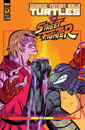 Teenage Mutant Ninja Turtles vs. Street Fighter 4C Comic 1:10 Elizabeth Beals Variant IDW Publishing 2023