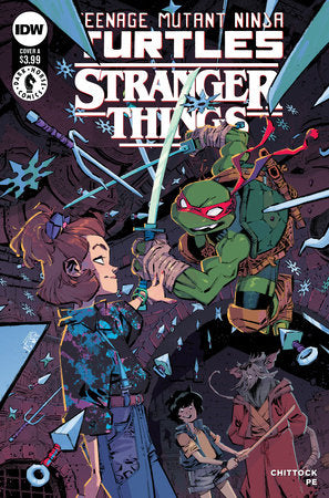 Teenage Mutant Ninja Turtles x Stranger Things 1B Comic Kevin Eastman Variant IDW Publishing 2023