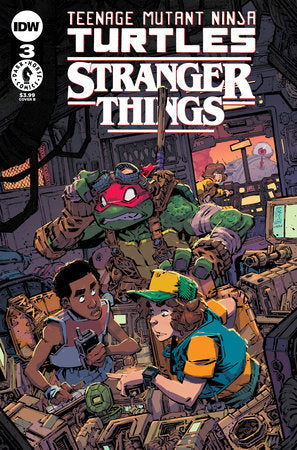 TMNT x Stranger Things 3B Comic Eastman Variant IDW Publishing 2023