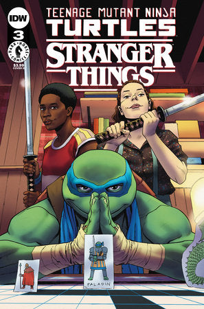 TMNT x Stranger Things 3D Comic Javier Garron Regular IDW Publishing 2023
