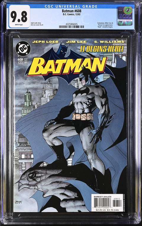 Batman, Vol. 1 #608 (CGC 9.8) (2002) 2nd Printing 2nd Printing DC Comics 2002