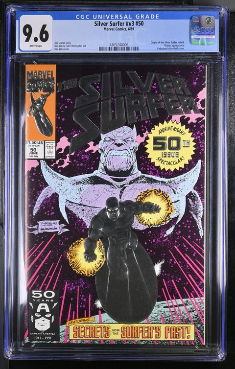 Silver Surfer, Vol. 3 #50 (CGC 9.6) (1991)   Marvel Comics 1991